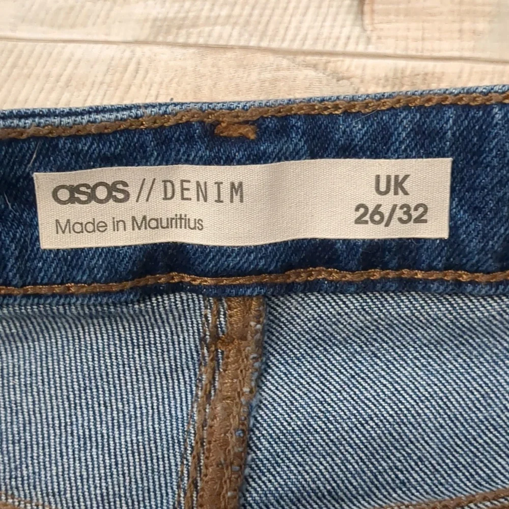 NWT Asos raw hem super high rise jeans - Picture 3 of 10
